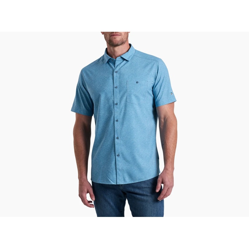 Mens Persuadr Short-sleeve|Blue Chalk|Charcoal Blue|Green Onyx|Vapor Grey|SM _|MD _|LG _|XL _|XXL _|XXXL _