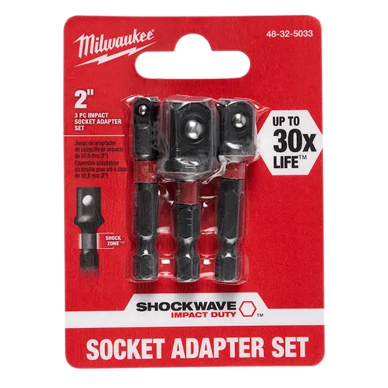 Shockwave 3pc Impactsocket Adapter Set