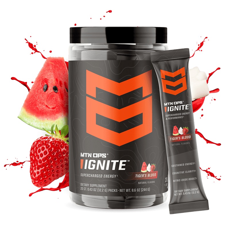 Hot Ignite Energy + Focus + Hydration Trail Packs