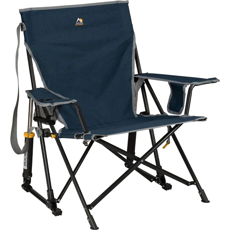 Kickback Rocker Chair|Heather indigo