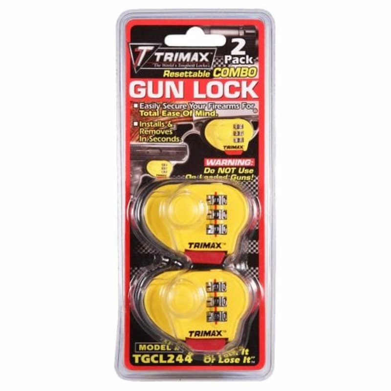 Max Security Combo Gun Lock – 2 Pack