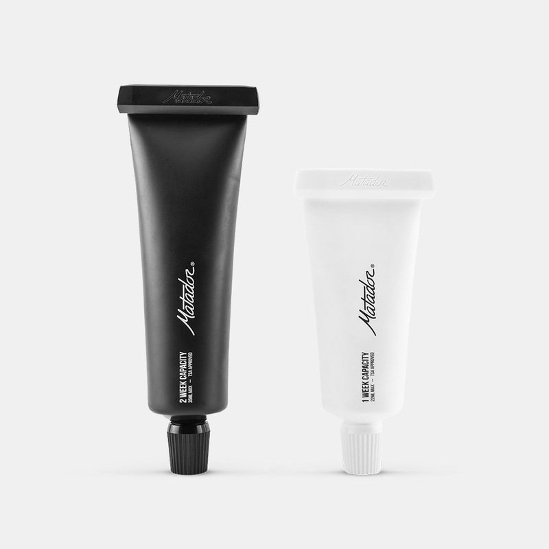 Refillable Toothpaste Tubes 2-pack Black & White
