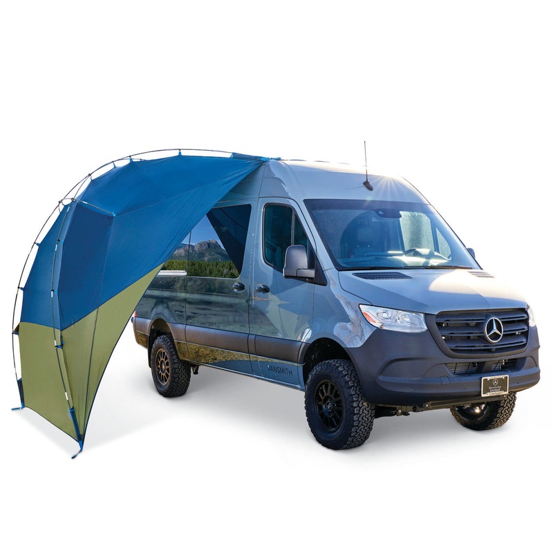 Sideroads Awning|Navy/winter moss