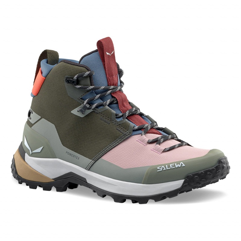 Women’s Puez Mid PowerTex Boot – Dark Olive/Shadow
