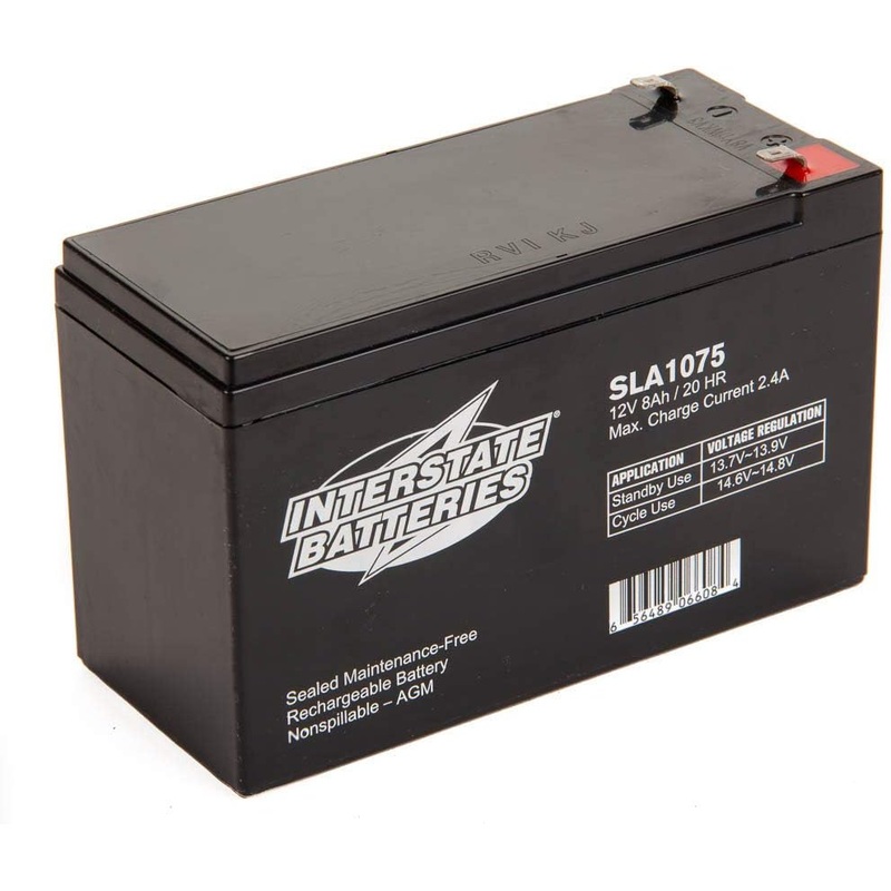 12v 8ah Power Patrol Sealed Lead Acid Battery F1 Terminal