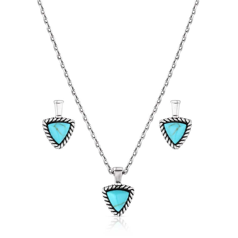 Braided Journey Turquoise Jewelry Set