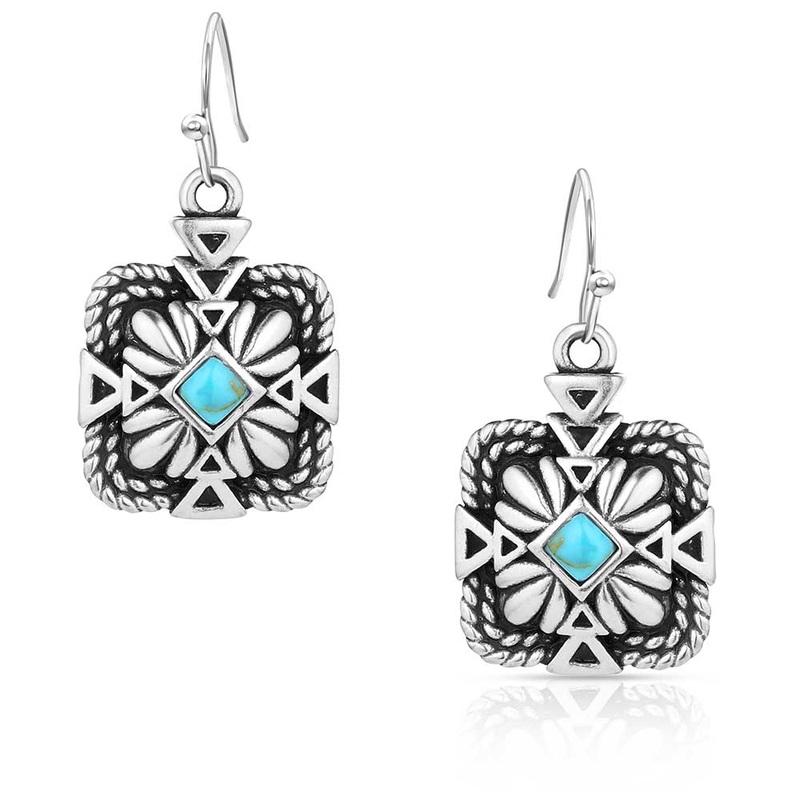 Desert Sage Turquoise Earrings