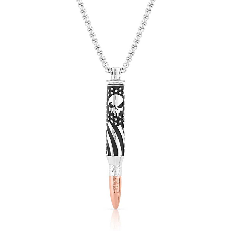 I’ll Cover You Sniper Bullet Necklace
