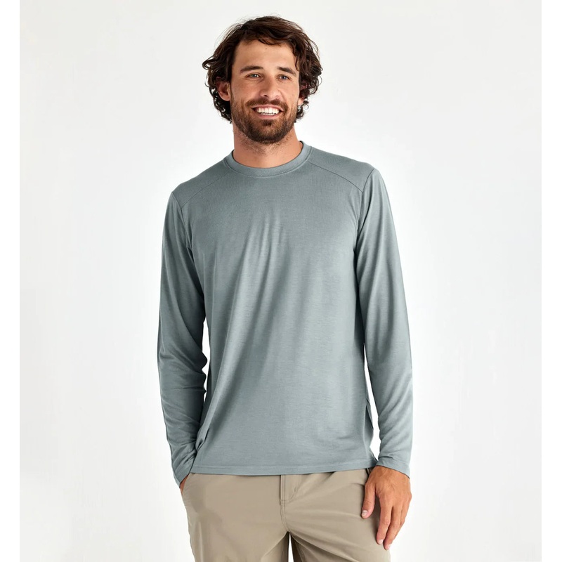Men’s Bamboo Lightweight Long-Sleeve – Slate