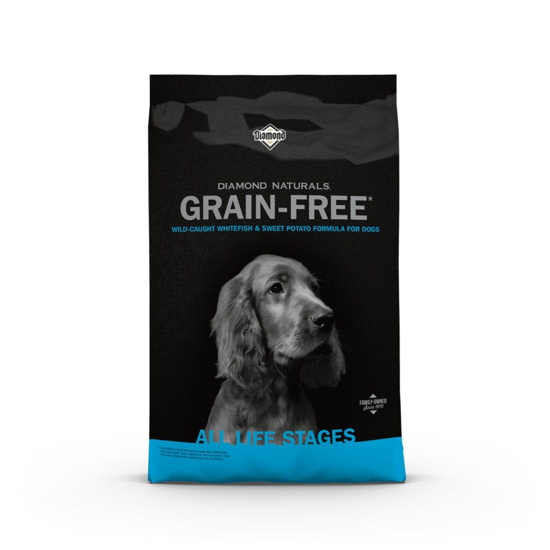 Naturals Grain Free Wild-Caught Whitefish & Sweet Potato Formula Dog Food – 28lb.