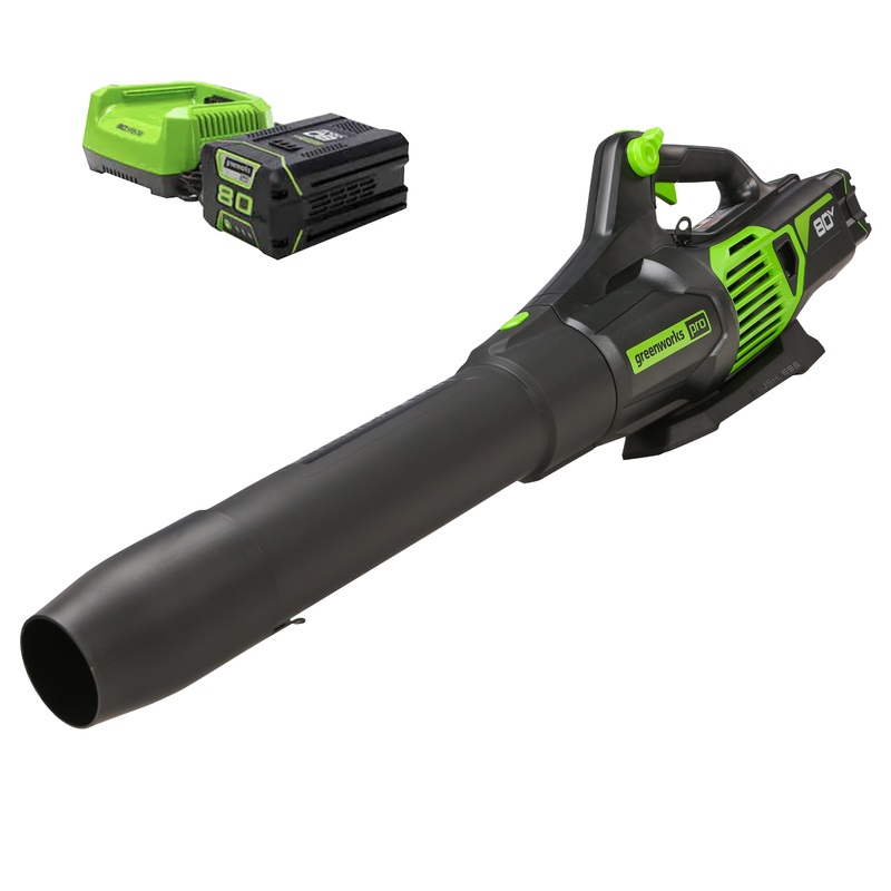 Pro 80V 730 CFM Cordless Battery Leaf Blower with 2.5Ah Battery & Rapid Charger