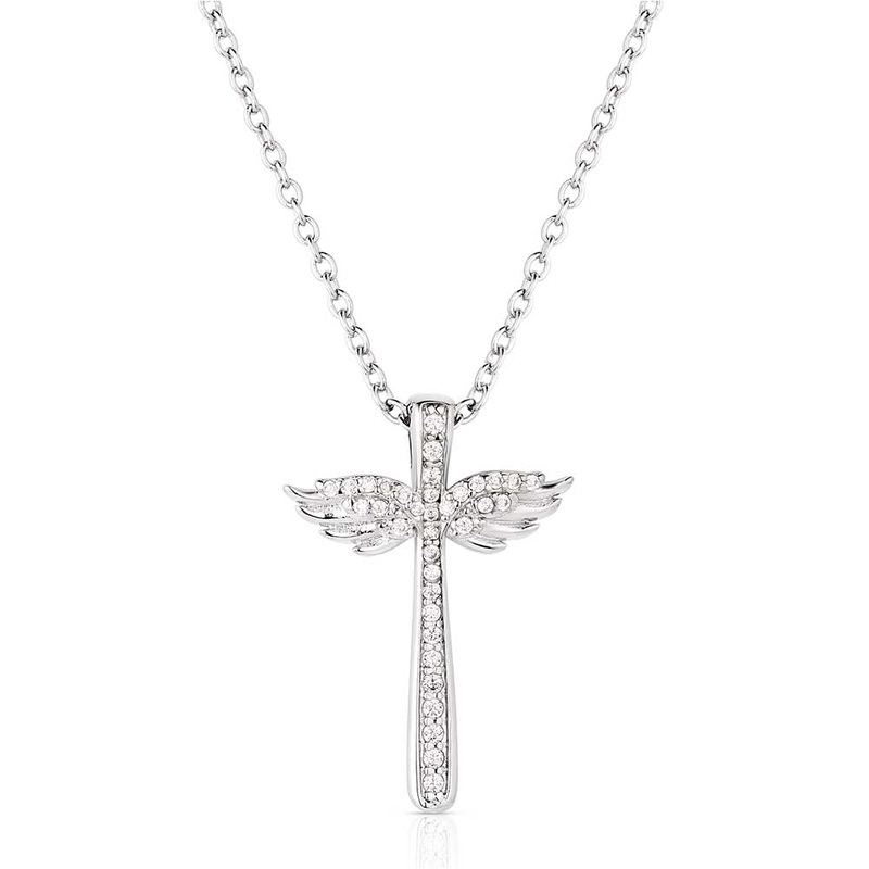 Wings of Faith Cross Necklace