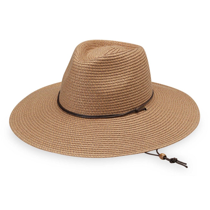 Women’s Sanibel Hat|Camel|White/Beige|58CM