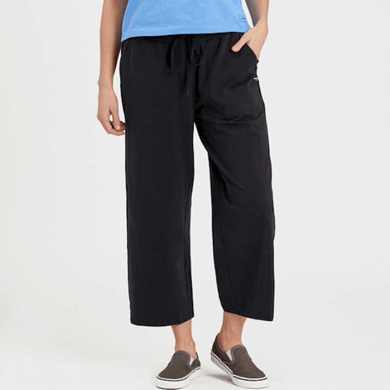 Women’s Solid Crusher-Flex Crop Pant