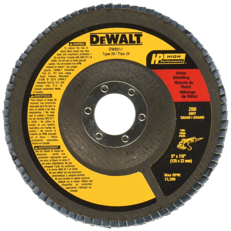 5 IN. X 7/8 IN. 60 Grit HP Zirconia Flap Disc