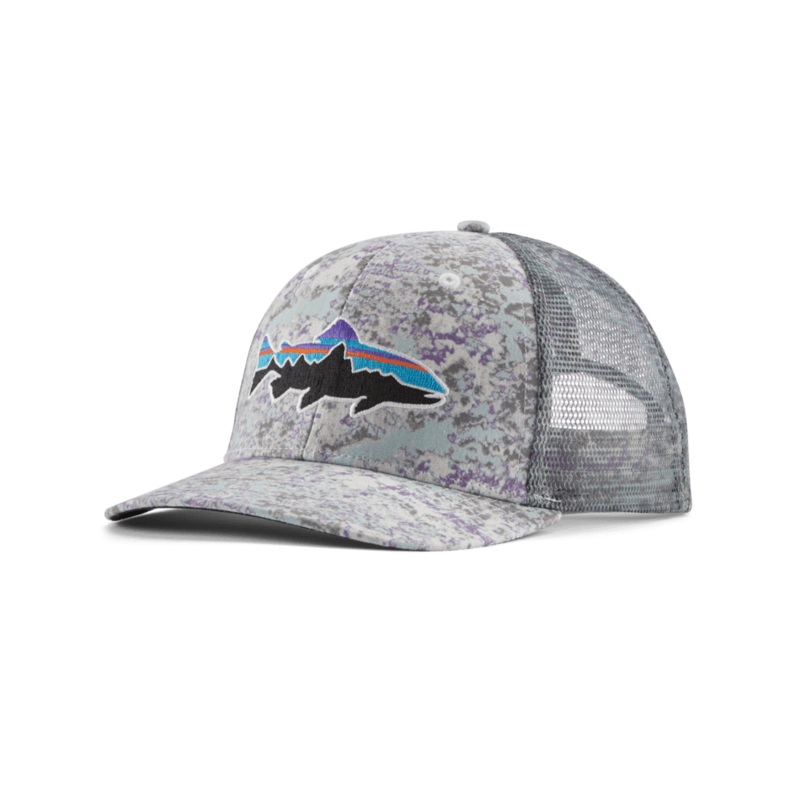 Fitz Roy Trout Trucker Hat – Rock Wash / Thermal Blue