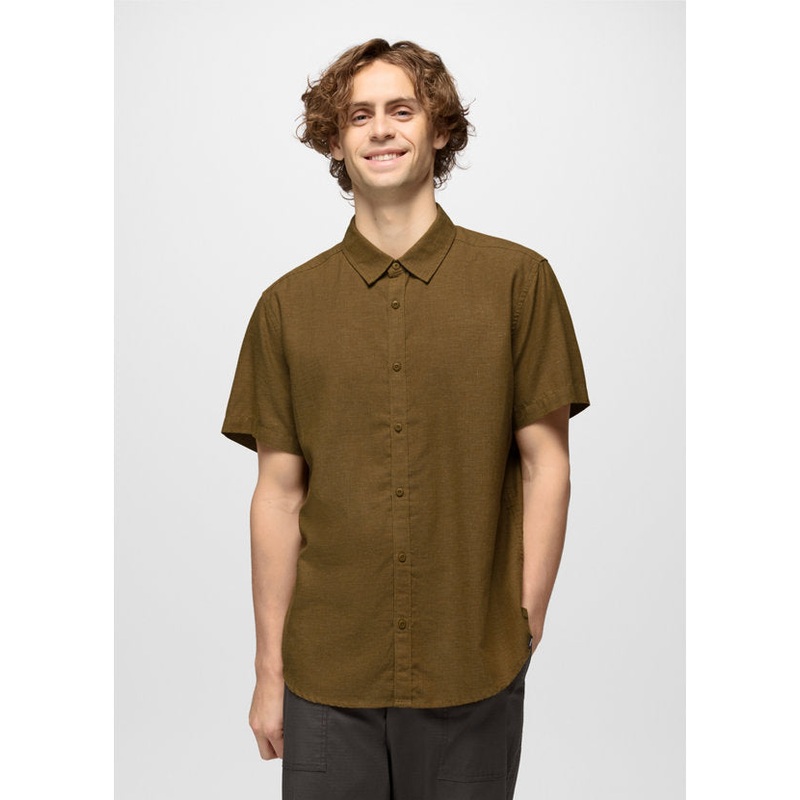 Lindores Short-Sleeve Shirt – Retro Olive