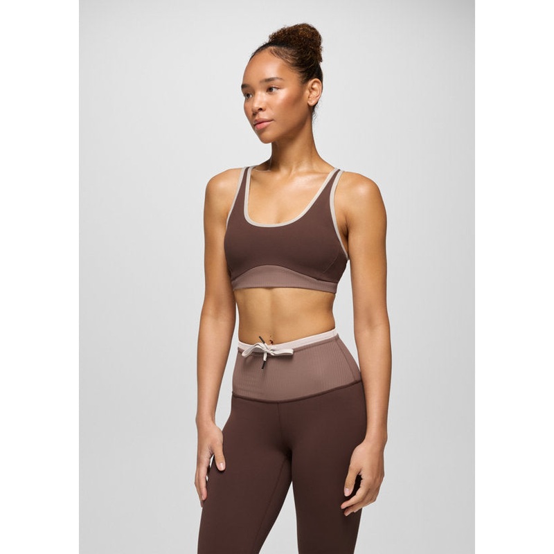 Luxara Salutations Bra – Mocha Colorblock