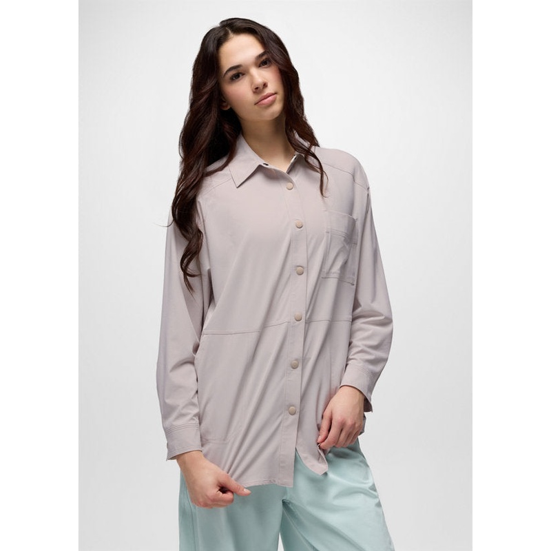 Railay Oversized Button Down – Almond