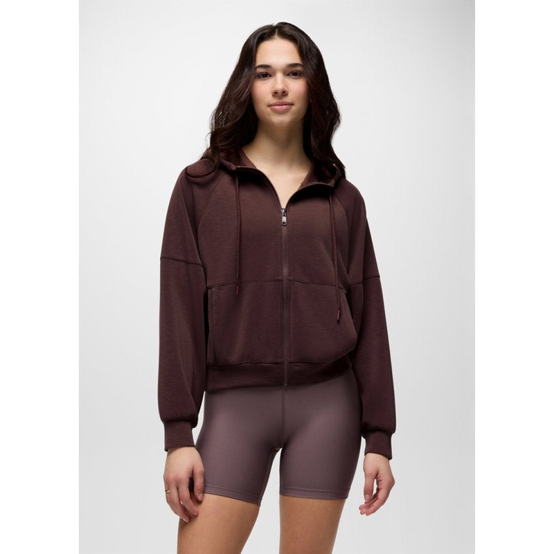 Shea Full Zip Hoodie – Mocha|Mocha|XS|SM|MD|LG|XL