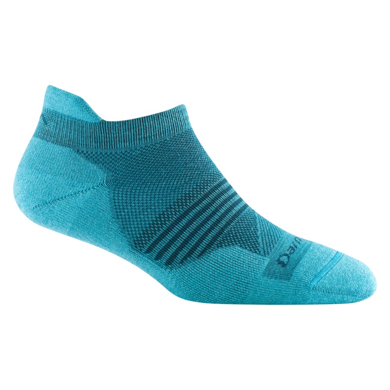 Women’s Element No Show Tab Lightweight Running Sock – Cyan