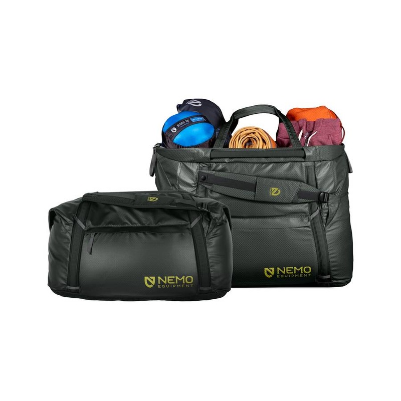 Double Haul_ Convertible Duffel Bag Black 70l