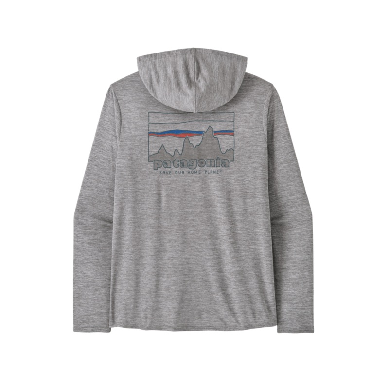 M’s Capilene Cool Daily Graphic Hoody – 73 Skyline / Feather Grey