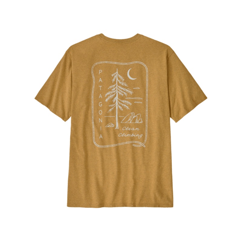 M’s Clean Climb Roots Responsibili-Tee – Pufferfish Gold