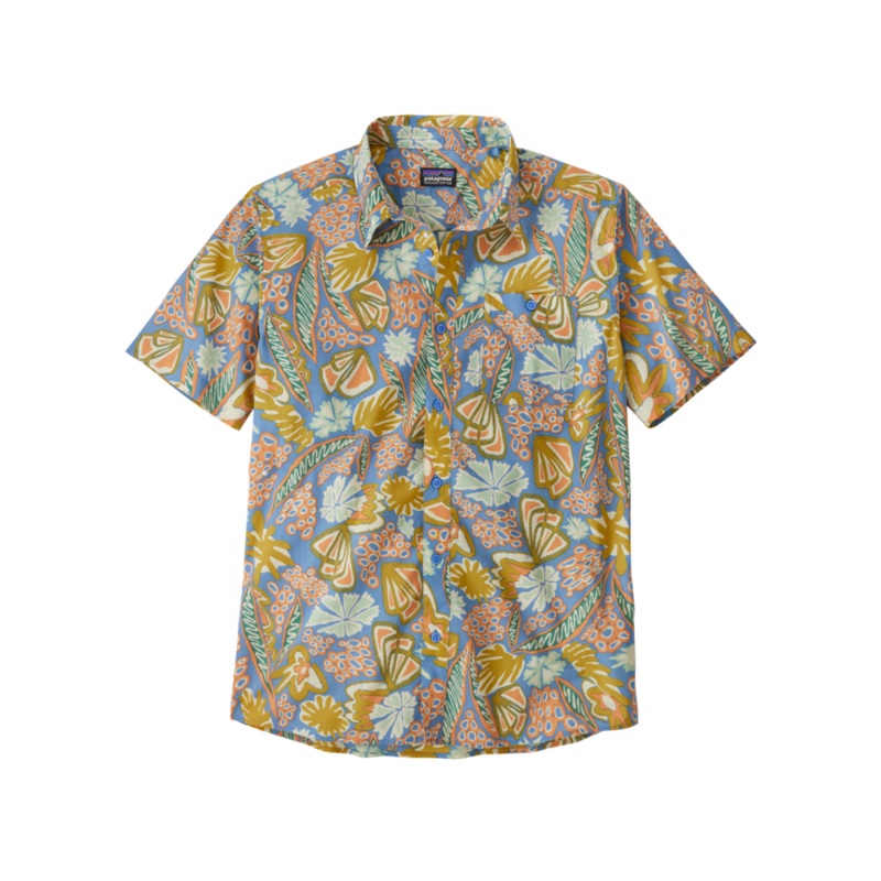 M’s Go To Shirt – Flourish / Abundant Blue