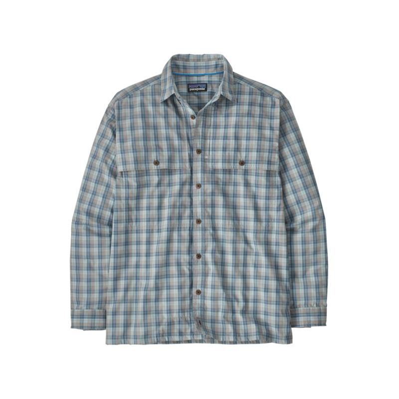 M’s Long Sleeve Island Hopper Shirt – Dipper / Utility Blue