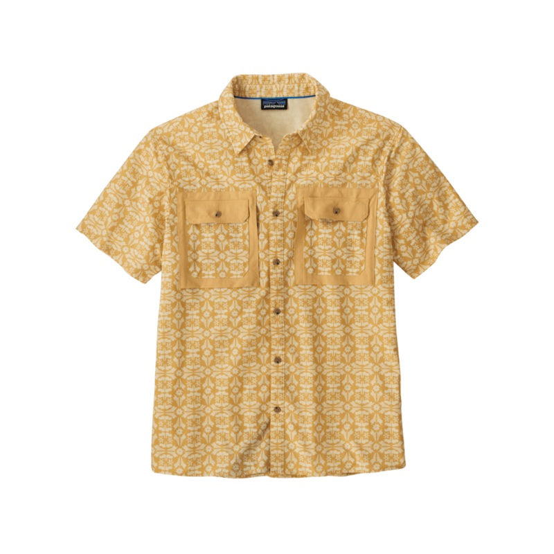 M’s Short Sleeve Self-Guided Sun Shirt – Marmot Field / Beeswax Tan