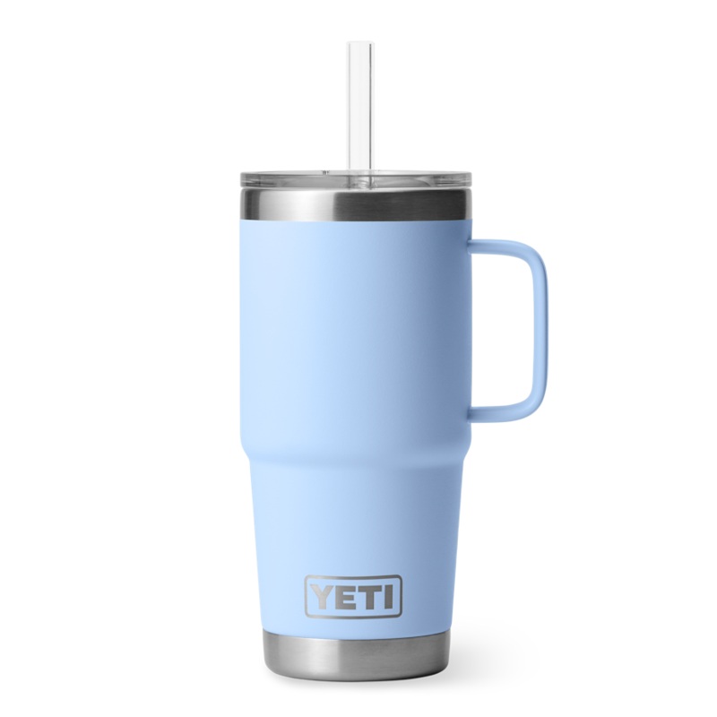 Rambler Straw Mug 25oz- Big Sky Blue