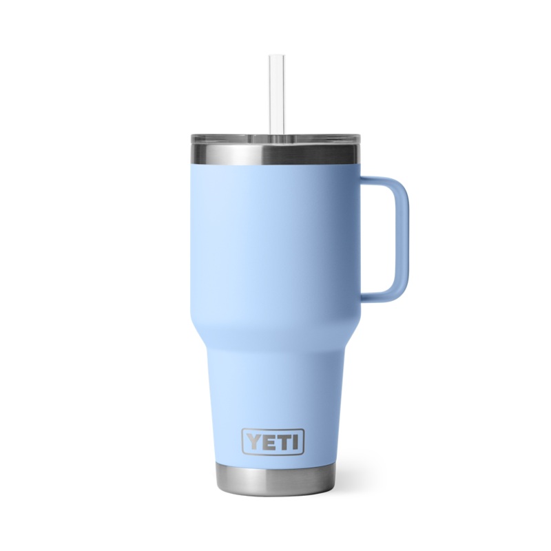 Rambler Straw Mug 35oz- Big Sky Blue