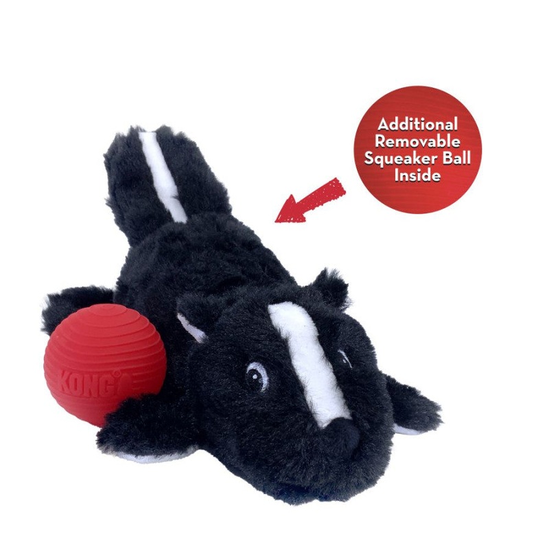 Cozie Pockets Skunk Dog Toy, Medium