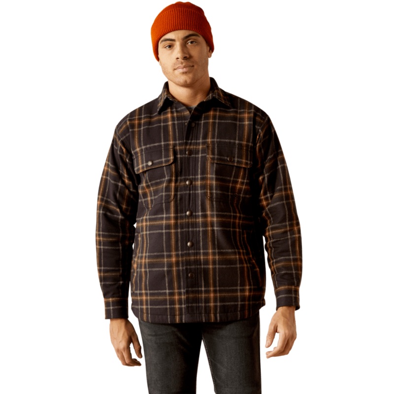 Hawthorn Retro Shirt Jacket – Black