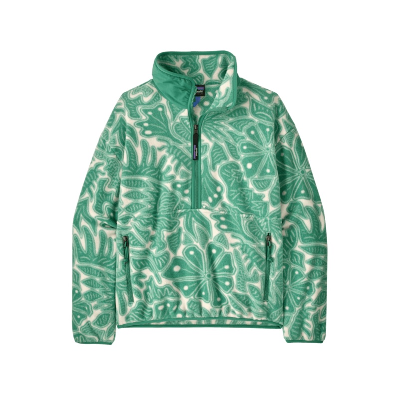 W’s Synchilla Fleece Marsupial – Bees and Flowers / Heartleaf Green
