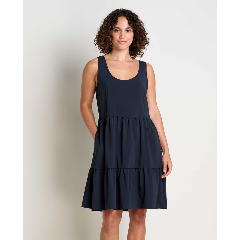 Women’s Sunkissed Sunsana Sleeveless Dress – Black