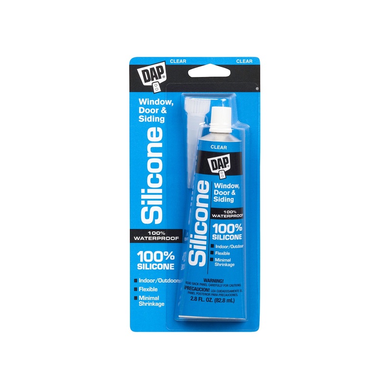 100% Silicone All Purpose Sealant – 2.8 oz. Clear