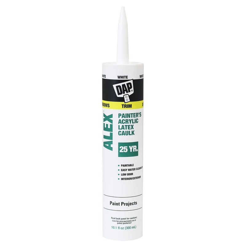 ALEX Painter’s Acrylic Latex Caulk – White 10.1 oz.