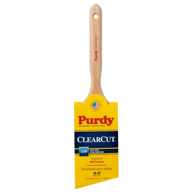 Clearcut Glide Angular Trim Paint Brush – 3 in.