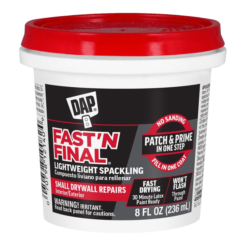 Fast’n Final Lightweight Spackling – 8 oz.