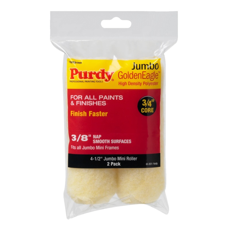 Golden Eagle Jumbo Mini Roller 4-1/2 x 3/8 in. – 2 Pack
