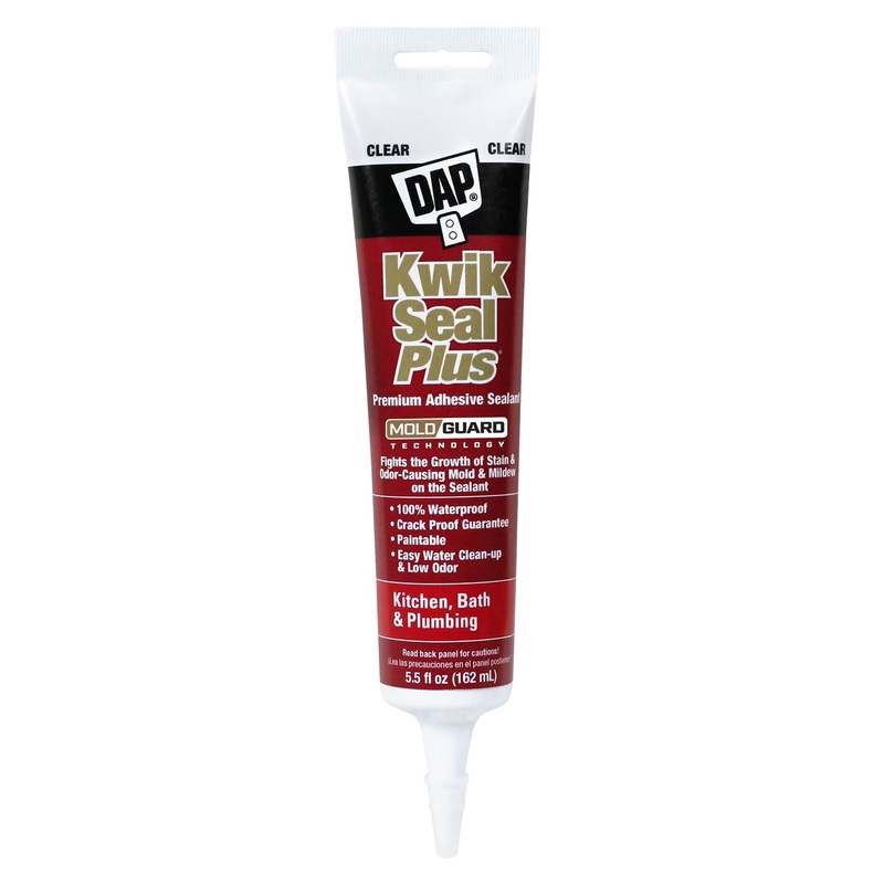 Kwik Seal Plus Kitchen & Bath Adhesive Sealant – Clear 5.5 oz.