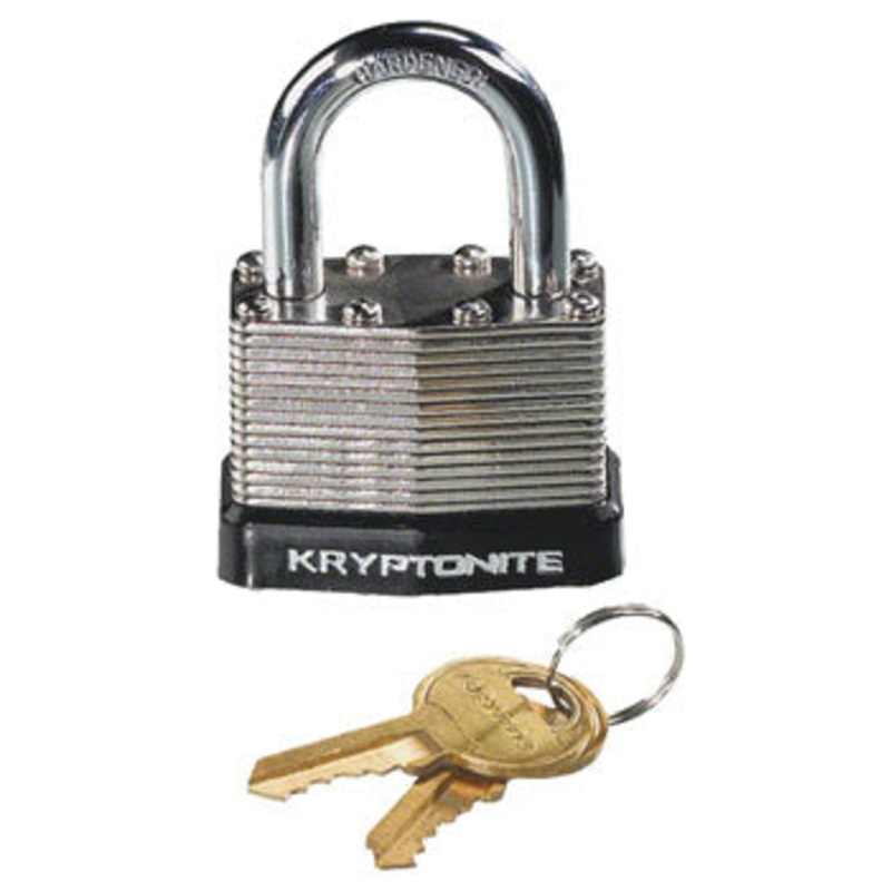 Laminated Steel Padlock With Flat Key