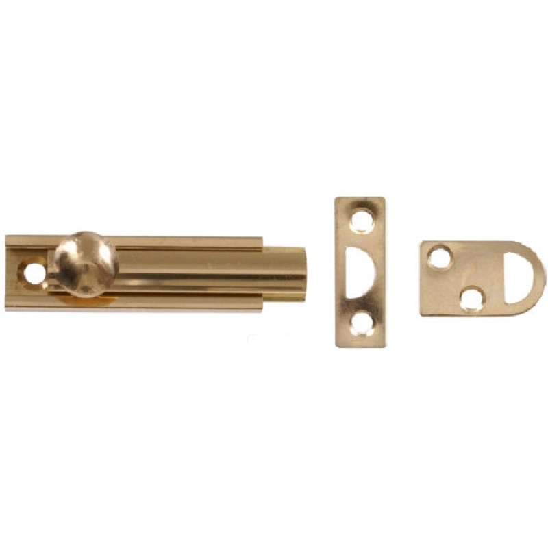 Surface Slide Bolt|Brass|2IN