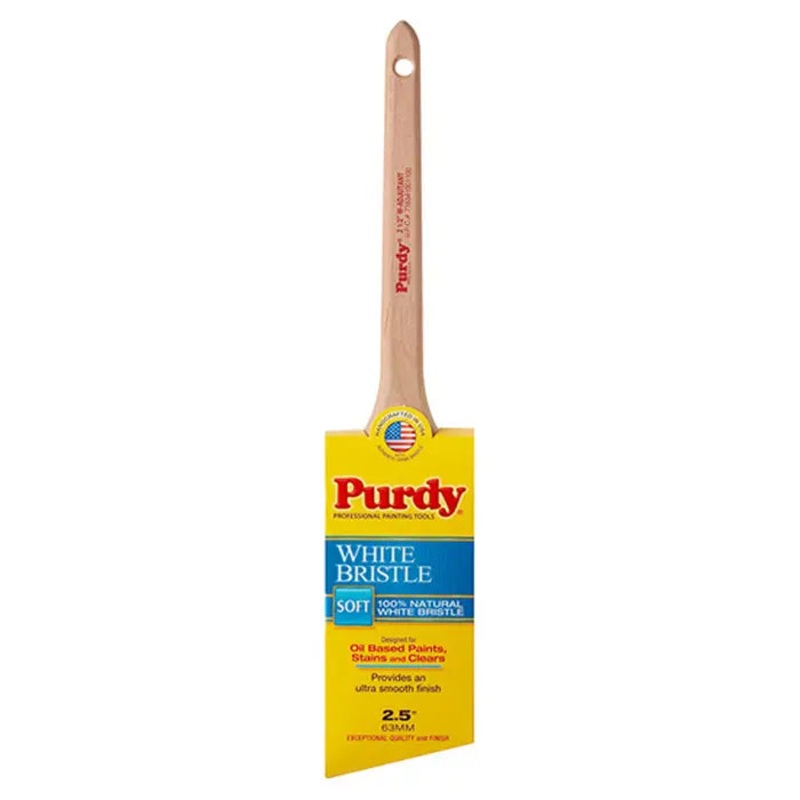 White Bristle Angular Sash & Trim Adjutant Paint Brush – 2-1/2 in.