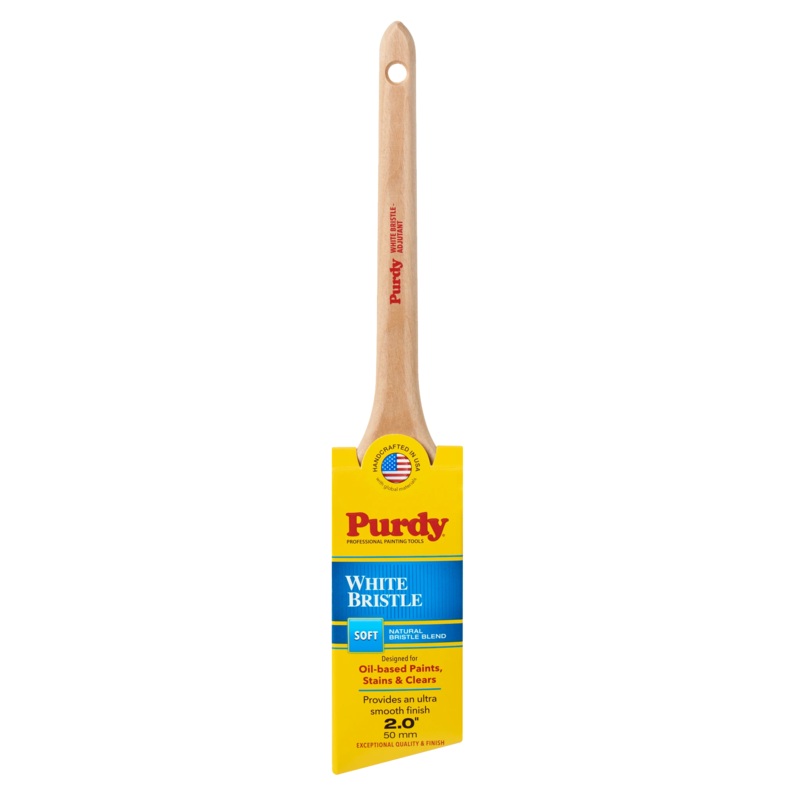 White Bristle Angular Sash & Trim Adjutant Paint Brush – 2 in.