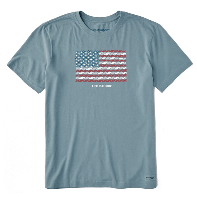 Men’s Geometric Flag Crusher Tee
