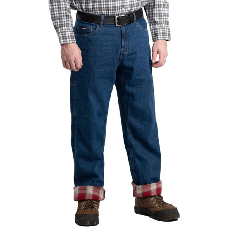 Men’s Heartland Flannel-lined Denim Dungaree