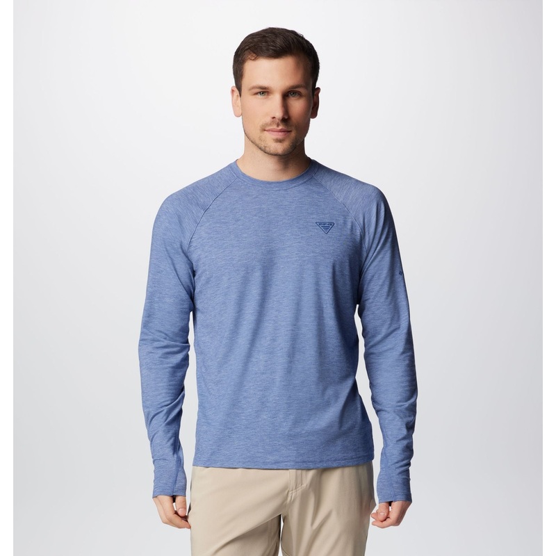 Men’s PFG Uncharted Long Sleeve – Bluebell Heather